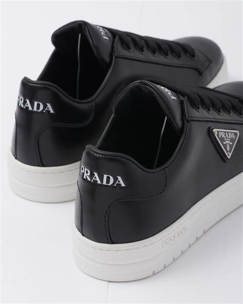 prada downtown leather sneakers.